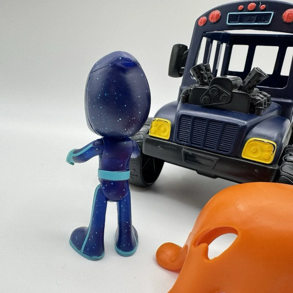 PJ Masks Night Ninja Bus Stacking Ninjalinos Action Figures Lot L8